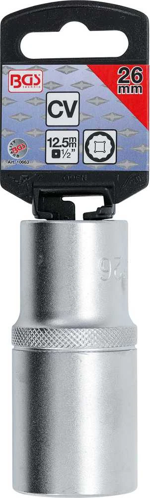 Bgs Technic Galvute 12 kampų ilga | 12,5 mm (1/2") | 26 mm (10663)