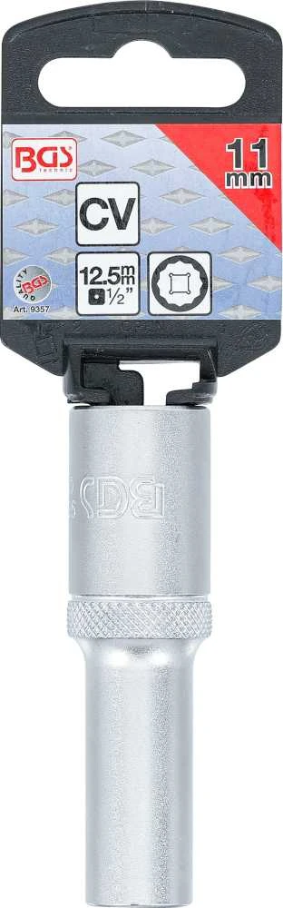 Bgs Technic Galvute 12 kampų ilga | 12,5 mm (1/2") | 11 mm (9357)