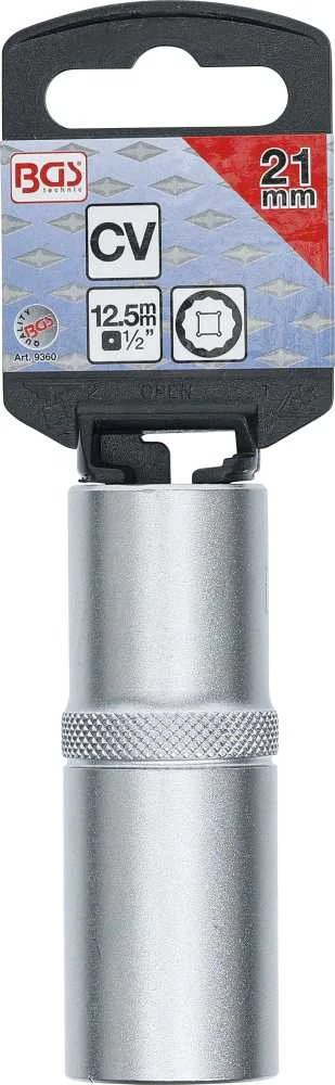 Bgs Technic Galvute 12 kampų ilga | 12,5 mm (1/2") | 21 mm (9360)