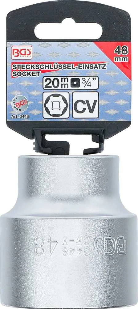 Bgs Technic Galvutė 6-kampė | 20 mm (3/4") | 48 mm (3448)