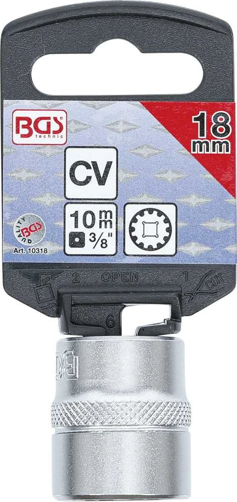 Bgs Technic Galvutė daugiafunkcinė | 10 mm (3/8") | 18 mm (10318)