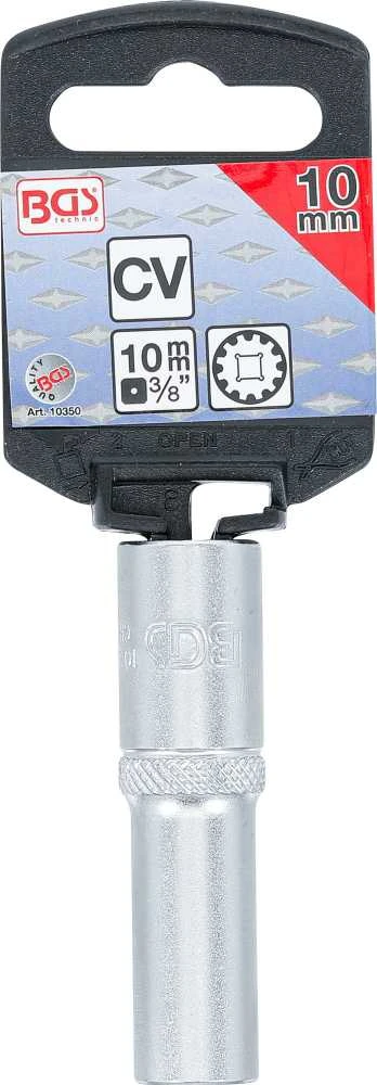 Bgs Technic Galvutė daugiafunkcinė ilga 3/8", 10 mm (10350)