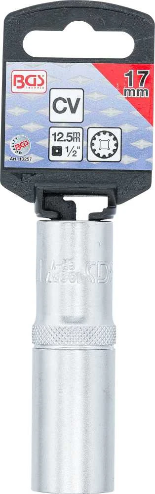 Bgs Technic Galvutė daugiafunkcinė ilga | 12.5 mm (1/2") | 17 mm (10257)
