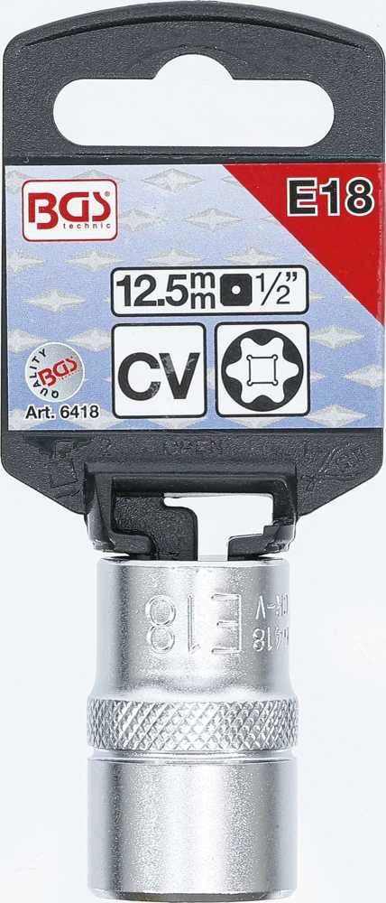 Bgs Technic Galvutė E-star | 12,5 mm (1/2") | E18 (6418)