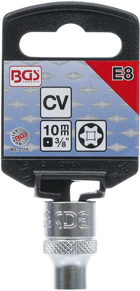 Bgs Technic Galvutė E-star tipo | 10 mm (3/8") | E8 (2714)