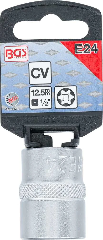 Bgs Technic Galvutė E-star tipo varžtams | 12,5 mm (1/2") | E24 (6424)