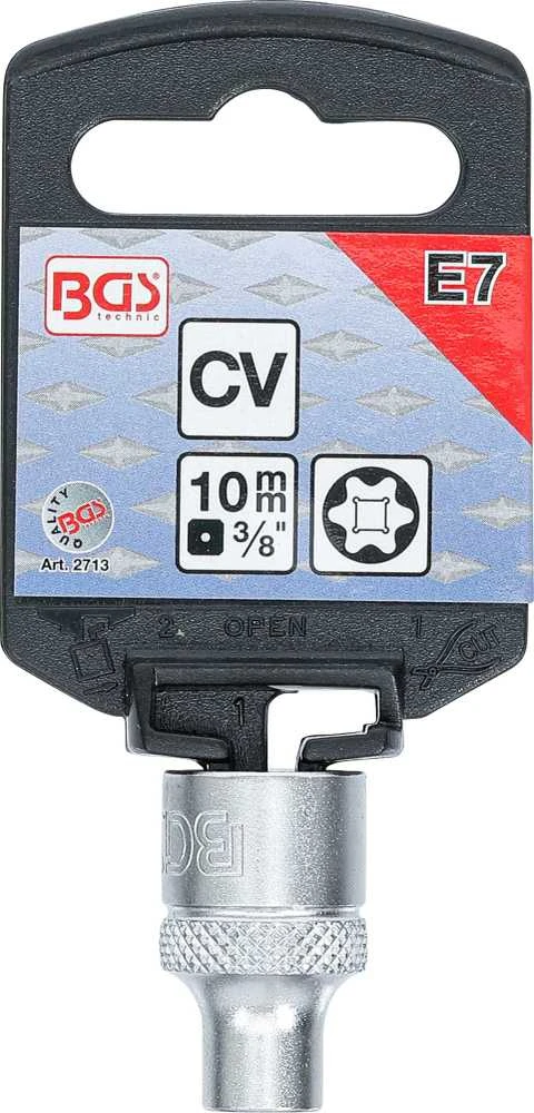 Bgs Technic Galvutė E-star tipo varžtams | 10 mm (3/8") | E7 (2713)