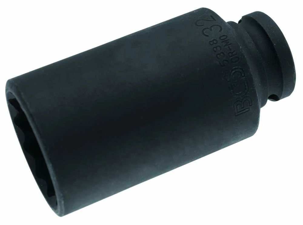 Bgs Technic Galvutė ilga smūginė plonasienė 12 kampų | 12,5 mm (1/2") | 32 mm (5338)