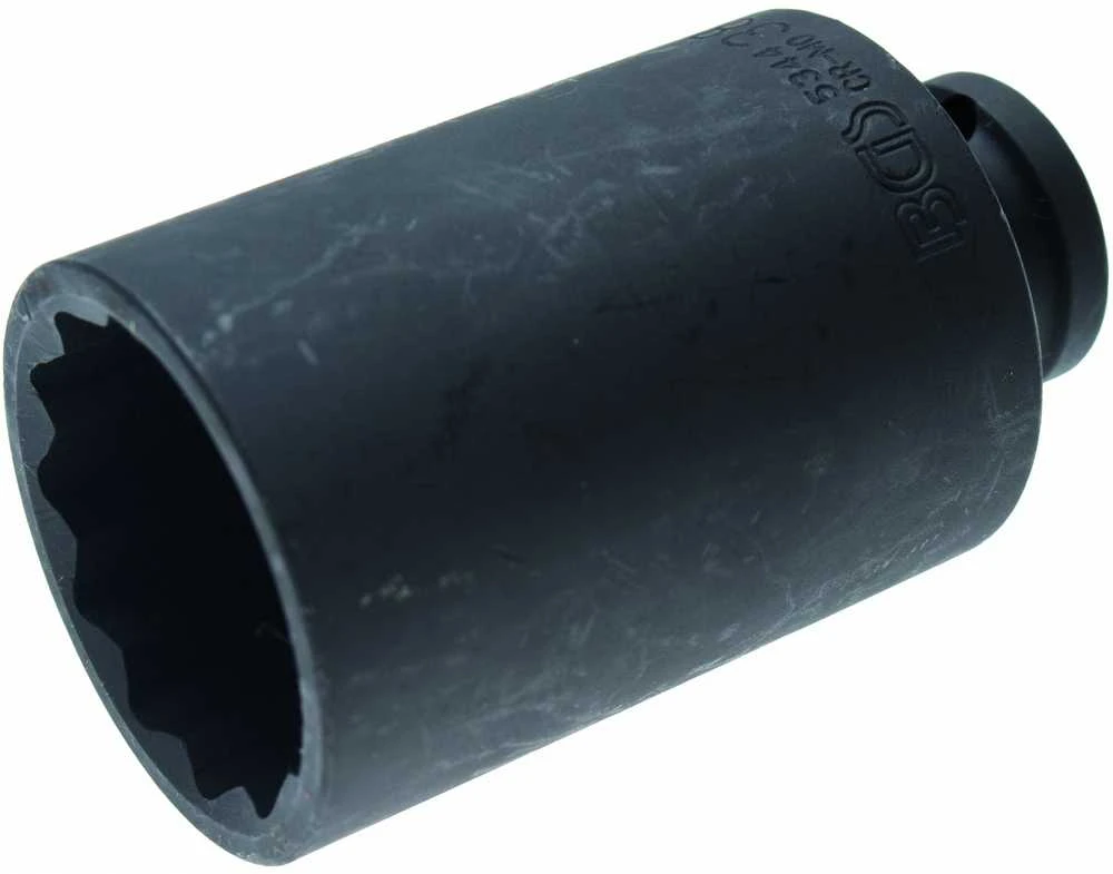 Bgs Technic Galvutė ilga smūginė plonasienė 12 kampų | 12,5 mm (1/2") | 38 mm (5344)
