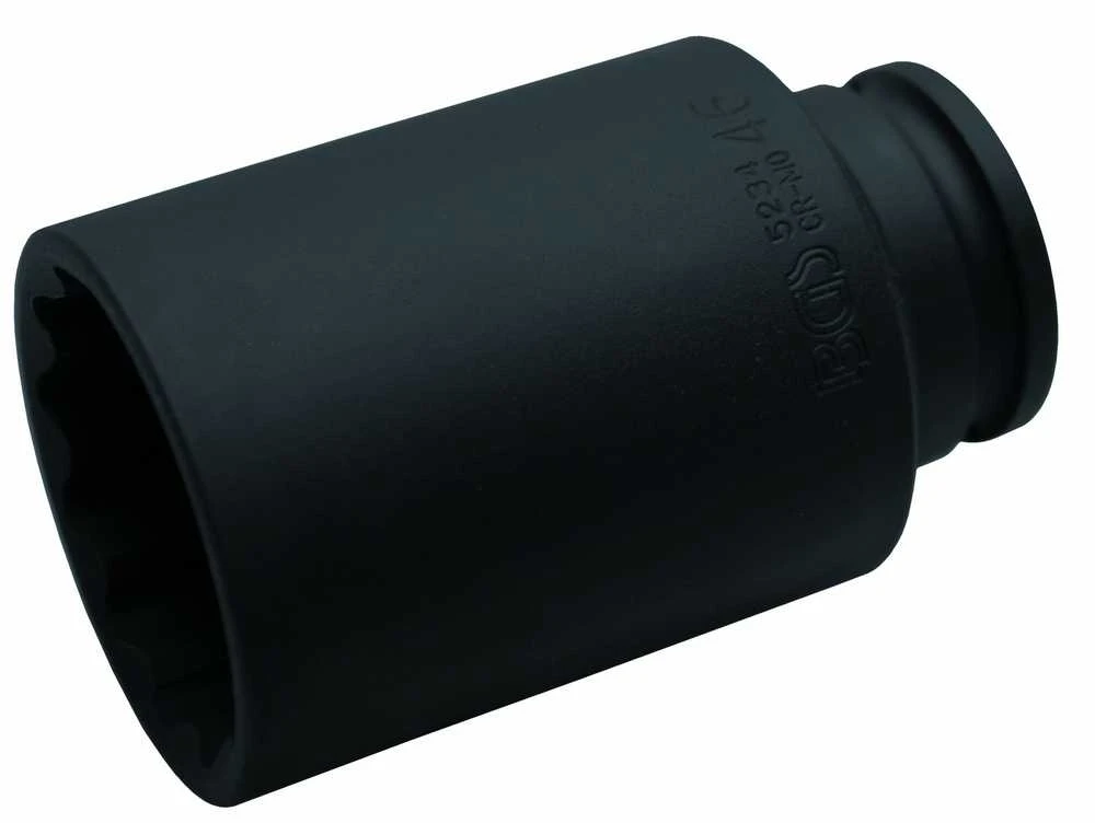 Bgs Technic Galvutė ilga smūginė plonasienė 12 kampų | 12,5 mm (1/2") | 46 mm (5234)
