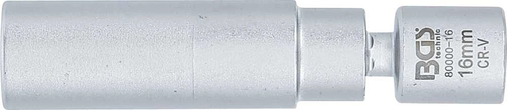 Bgs Technic Galvutė kaitinimo ir uždegimo žvakėms | šarnyrinė | 10 mm (3/8") | 16 mm (80000-16)