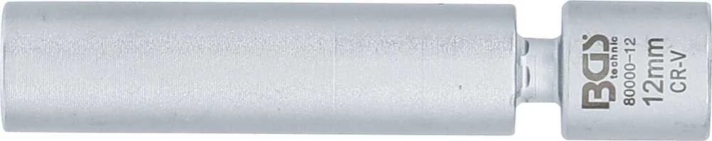 Bgs Technic Galvutė kaitinimo ir uždegimo žvakėms | šarnyrinė | 10 mm (3/8") | 12 mm (80000-12)