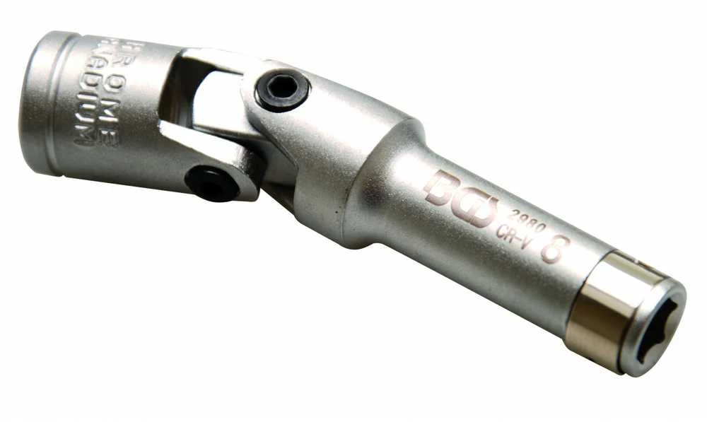 Bgs Technic Galvutė kaitinimo žvakėms šešiakampė šarnyrinė | 10 mm (3/8") | 8 mm (2980)