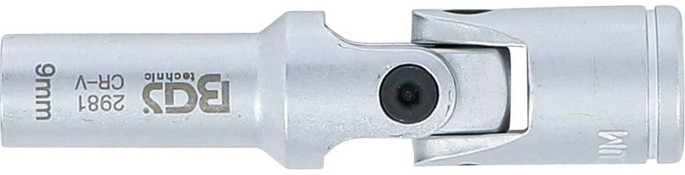 Bgs Technic Galvutė kaitinimo žvakėms šešiakampė šarnyrinė | 10 mm (3/8") | 9 mm (2981)