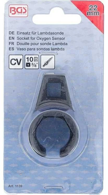 Bgs Technic Galvutė lambda zondui | 10 mm (3/8") | 22 mm (1139)