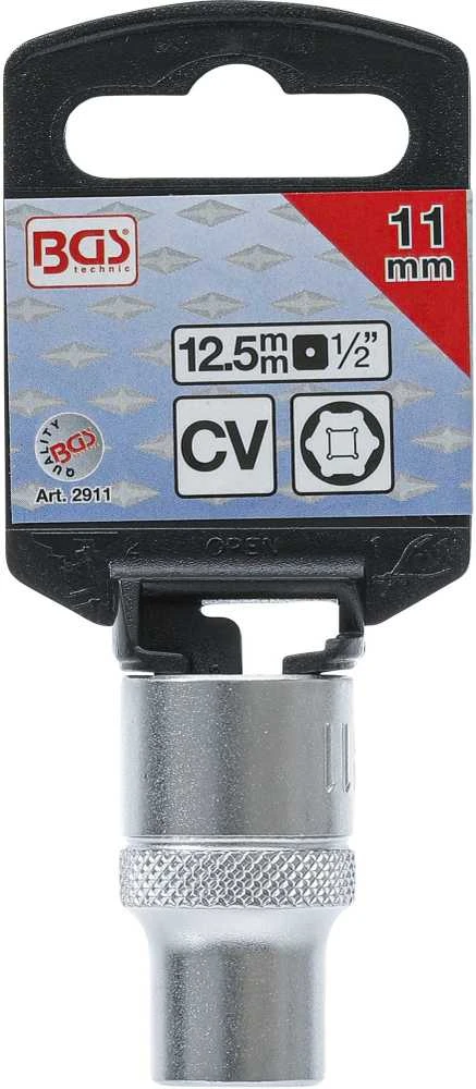 Bgs Technic Galvutė šešiakampė | 12.5 mm (1/2") | 11 mm (2911)