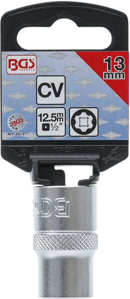 Bgs Technic Galvutė šešiakampė | Super Lock | 12.5 mm (1/2") | 13 mm (2413)