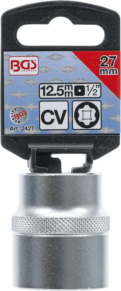 Bgs Technic Galvutė šešiakampė | Super Lock | 12.5 mm (1/2") | 27 mm (2427)