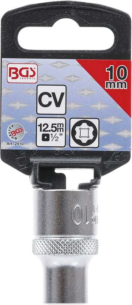 Bgs Technic Galvutė šešiakampė | Super Lock | 12.5 mm (1/2") | 10 mm (2410)