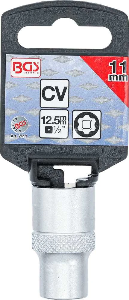 Bgs Technic Galvutė šešiakampė | Super Lock | 12.5 mm (1/2") | 11 mm (2411)