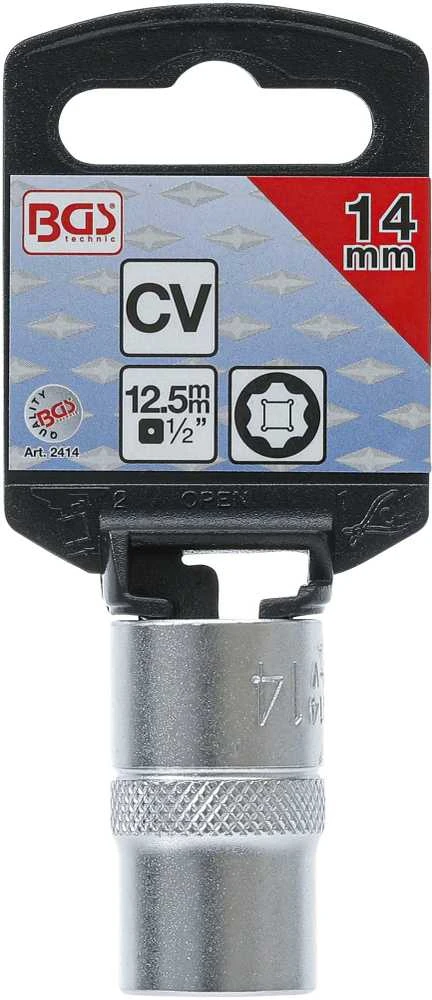Bgs Technic Galvutė šešiakampė | Super Lock | 12.5 mm (1/2") | 14 mm (2414)
