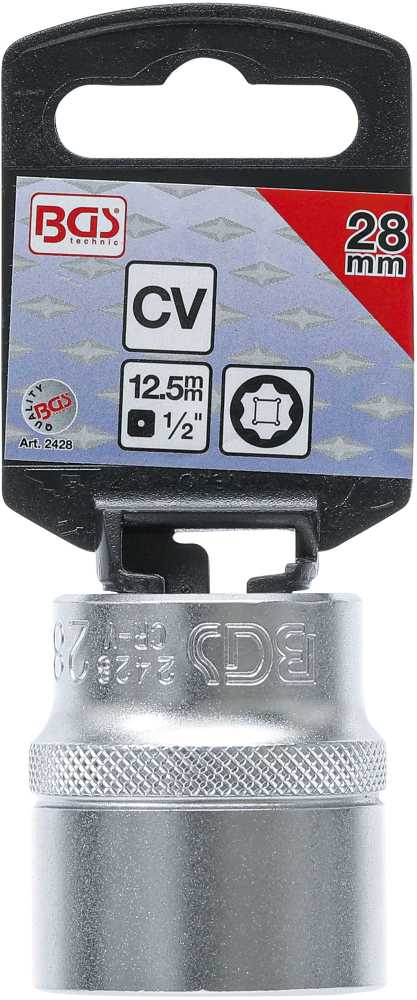 Bgs Technic Galvutė šešiakampė | Super Lock | 12.5 mm (1/2") | 28 mm (2428)