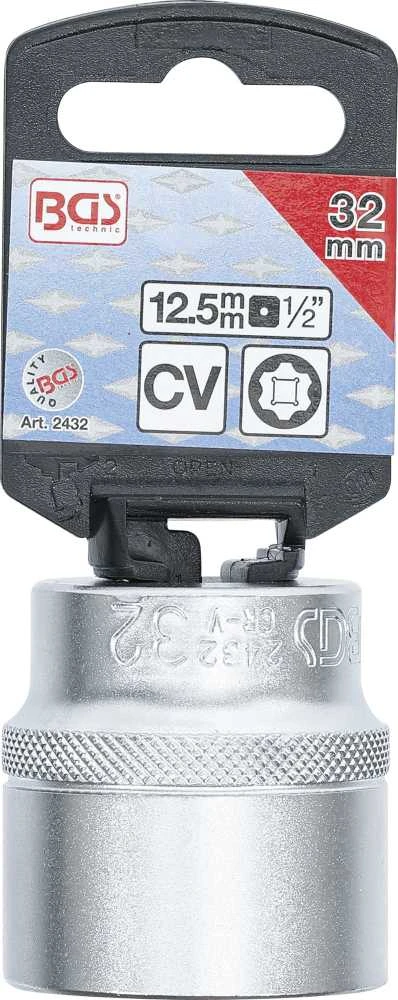 Bgs Technic Galvutė šešiakampė | Super Lock | 12.5 mm (1/2") | 32 mm (2432)