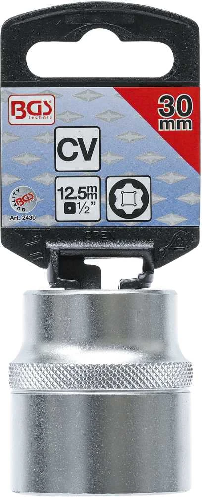 Bgs Technic Galvutė šešiakampė | Super Lock | 12.5 mm (1/2") | 30 mm (2430)