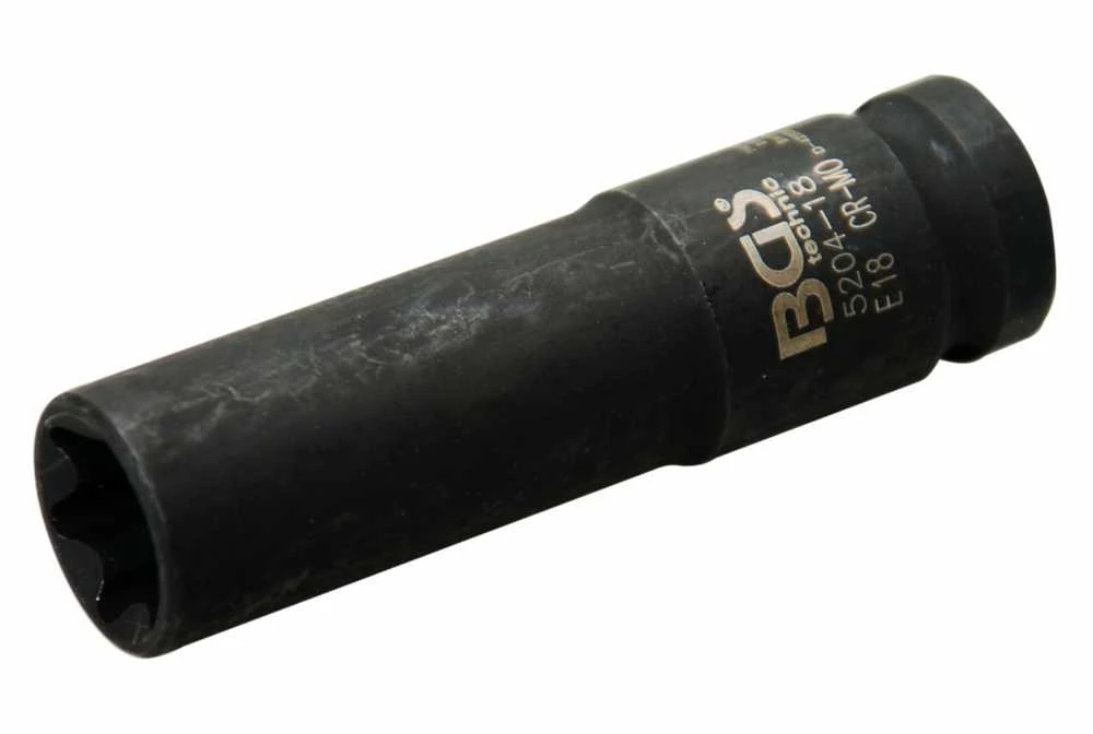 Bgs Technic Galvutė smūginė E-Type, ilga | 12,5 mm (1/2") | E18 (5204-18)