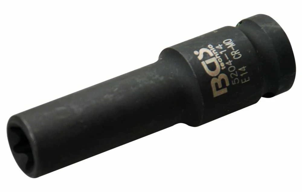 Bgs Technic Galvutė smūginė E-Type, ilga | 12,5 mm (1/2") | E14 (5204-14)