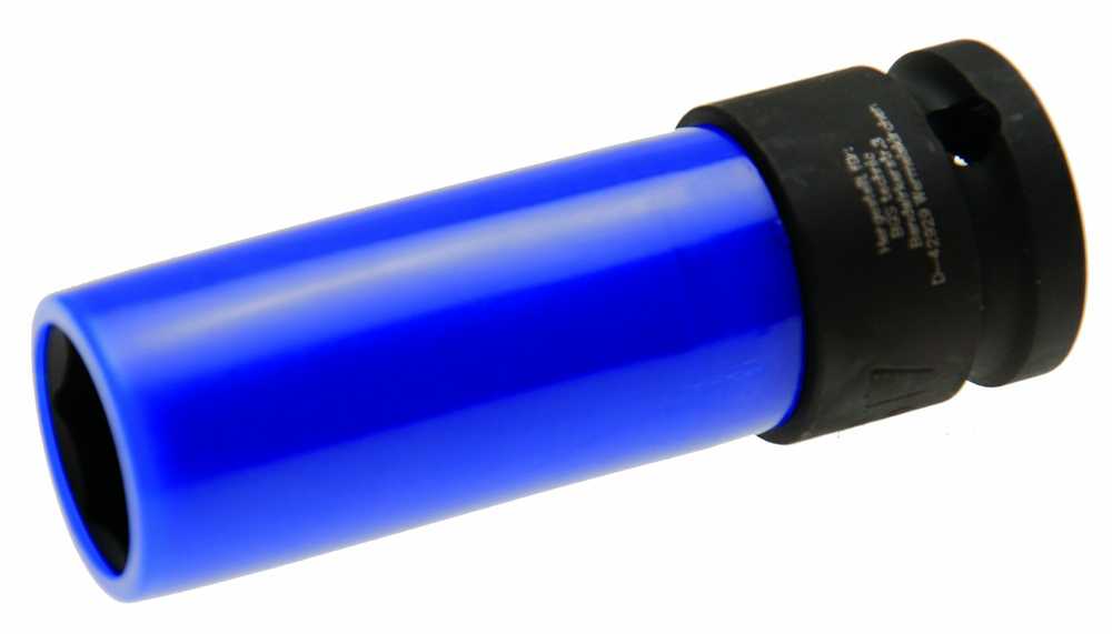 Bgs Technic Galvutė smūginė ilga plonasienė | su plastikine apsauga | 12,5 mm (1/2") | 17 mm (7301)