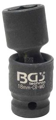 Bgs Technic Galvutė smūginė šarnyrinė | 12,5 mm (1/2") | 18 mm (5200-18)