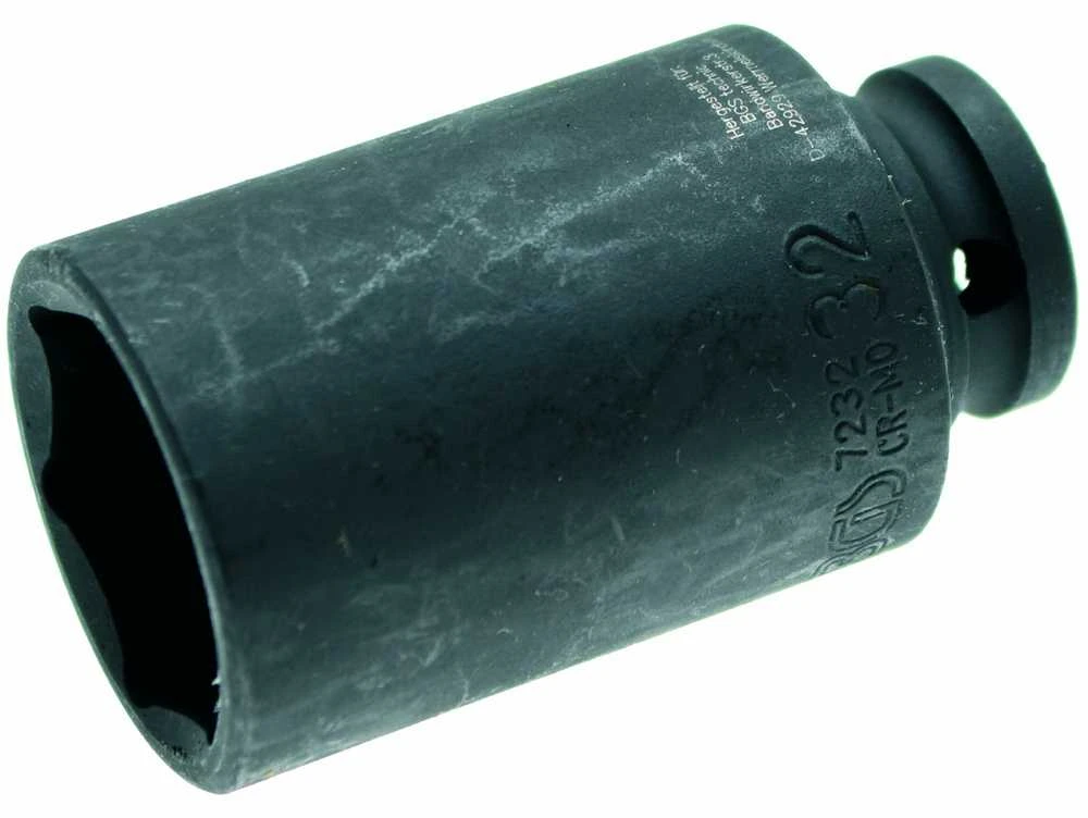 Bgs Technic Galvutė smūginė šešiakampė ilga | 12,5 mm (1/2") | 32 mm (7232)