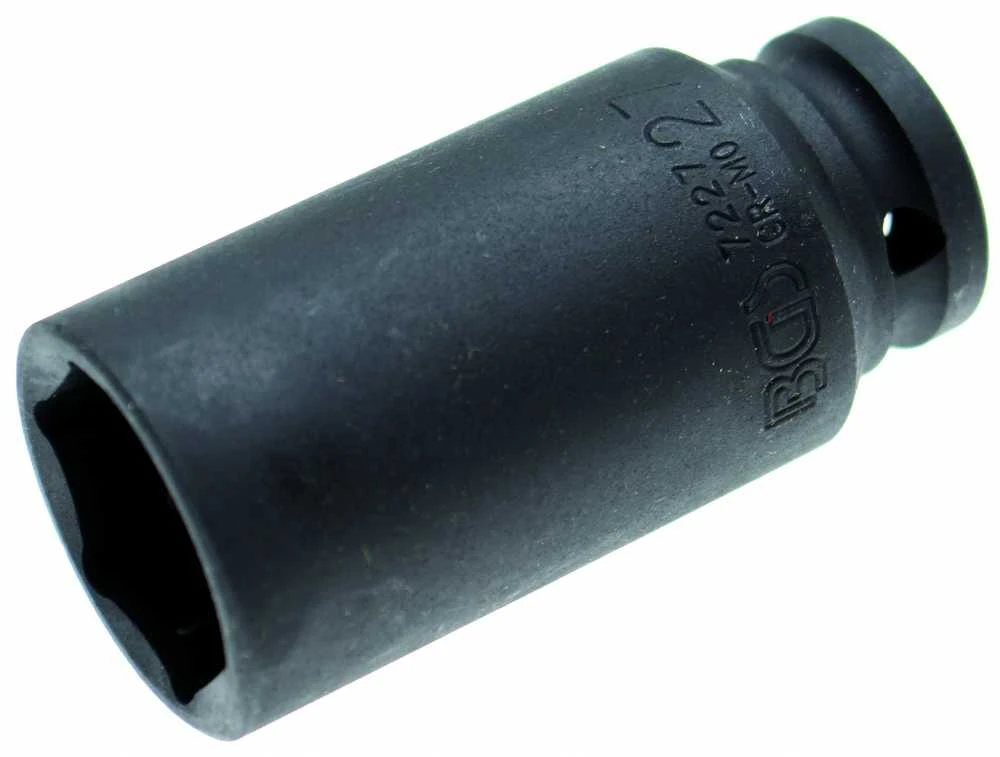 Bgs Technic Galvutė smūginė šešiakampė ilga | 12,5 mm (1/2") | 27 mm (7227)
