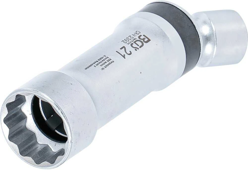 Bgs Technic Galvutė žvakėms šarnyrinė 12 kampų, su laikančia spyruokle | 10 mm (3/8") | 21 mm (2392)