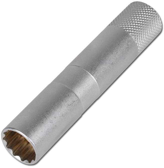 Bgs Technic Galvutė žvakėms su magnetu, 12 kampų, ilga | 10 mm (3/8") | 14 mm (2446)