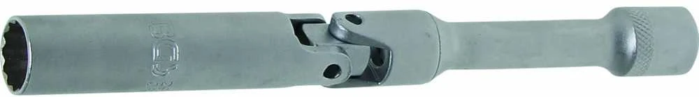 Bgs Technic Galvutė žvakinė šarnyrinė 12 kampų, ilga | 10 mm (3/8") | 14 mm (2987)