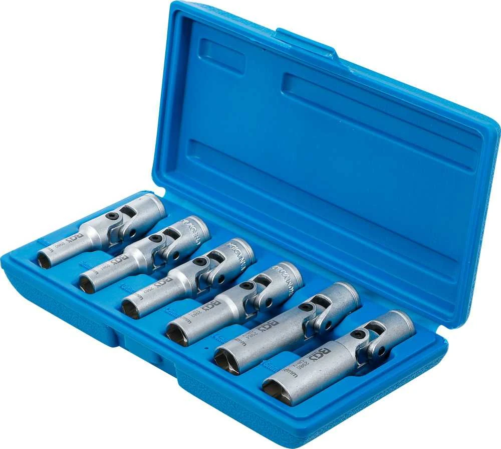 Bgs Technic Galvutės kaitinimo žvakėms | šarnyrinės | 10 mm (3/8") | 8-16 mm | 6 vnt. (2990)