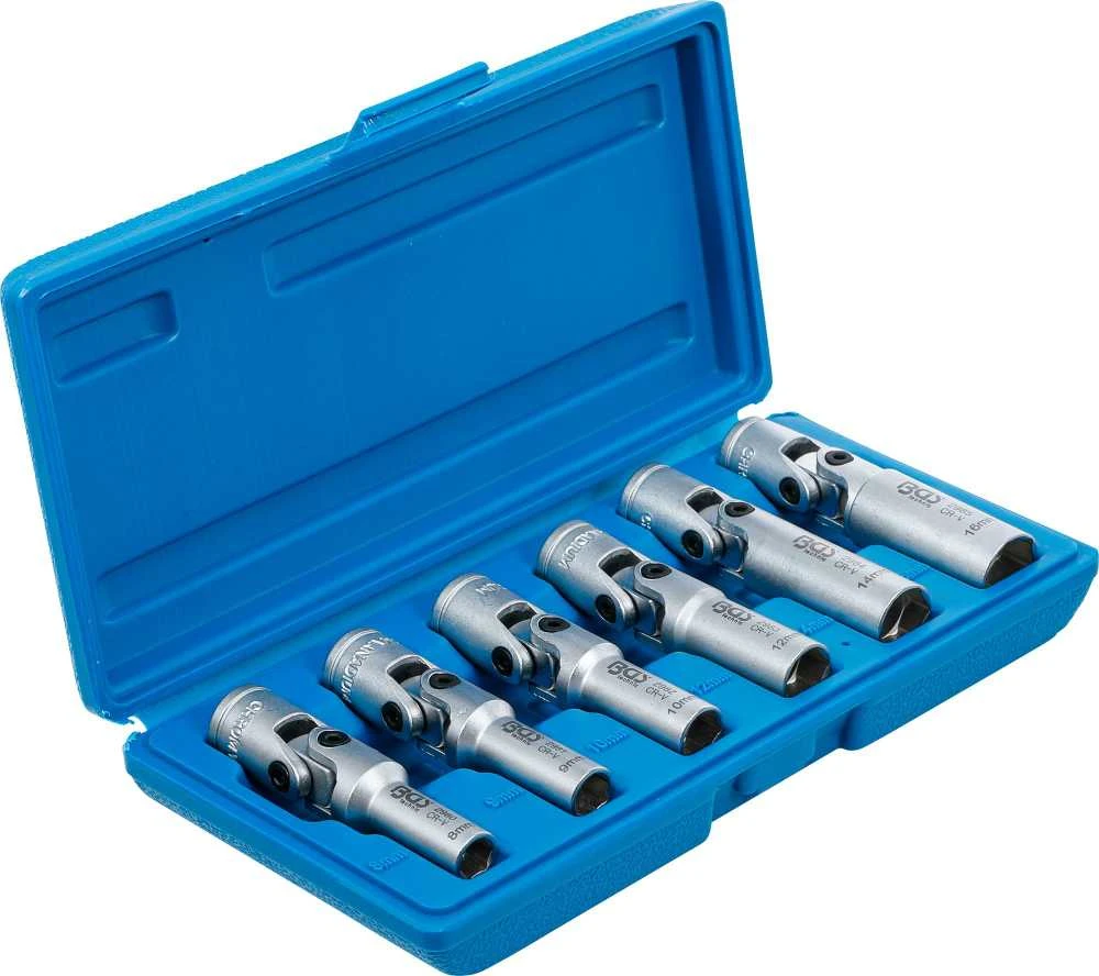 Bgs Technic Galvutės kaitinimo žvakėms | šarnyrinės | 10 mm (3/8") | 8-16 mm | 6 vnt. (2990)