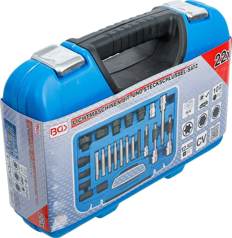 Bgs Technic Generatoriaus remonto komplektas | 22 vnt. (4247)