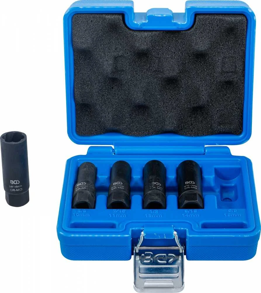 Bgs Technic Gilus spiralinio profilio galvučių ir varžtų ištraukiklių rinkinys | 10 mm (3/8") | 10–16 mm | 5 vnt. (74568)