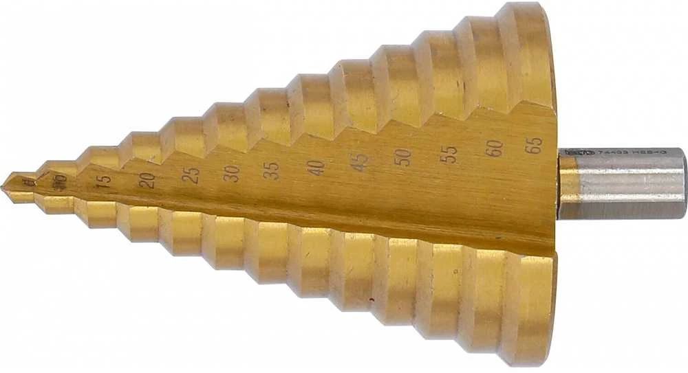 Bgs Technic Grąžtas pakopinis | titano nitridas | Ø 6–65 mm (74433)