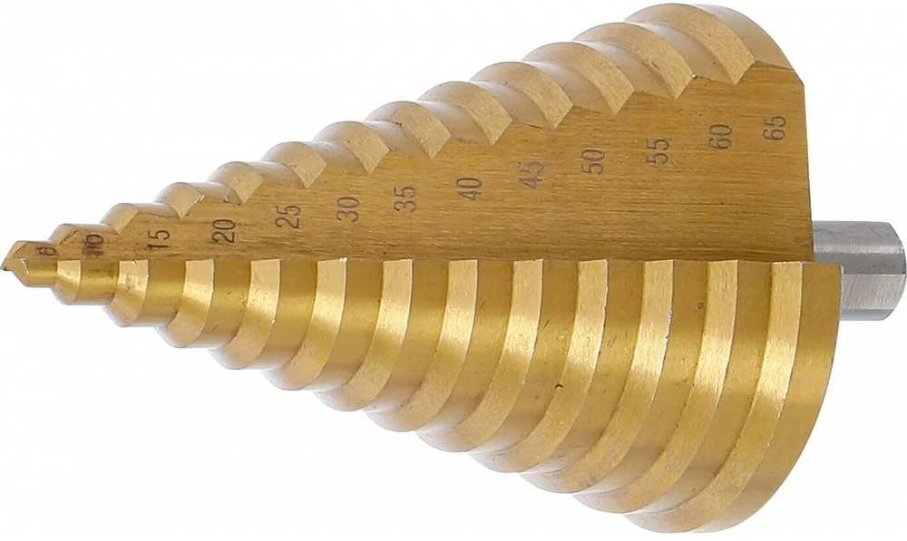 Bgs Technic Grąžtas pakopinis | titano nitridas | Ø 6–65 mm (74433)
