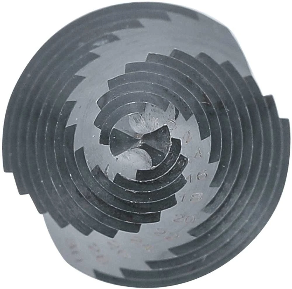 Bgs Technic Grąžtas skylės (pa)platinimui pakopinis su grioveliu | HSS 6542 | Ø 6 - 30 mm (1945-1)