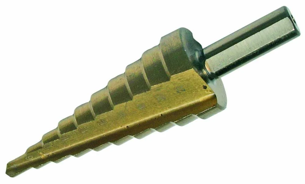 Bgs Technic Grąžtas skylės (pa)platinimui pakopinis | Titano nitridas | Ø 4 - 22 mm (1618)