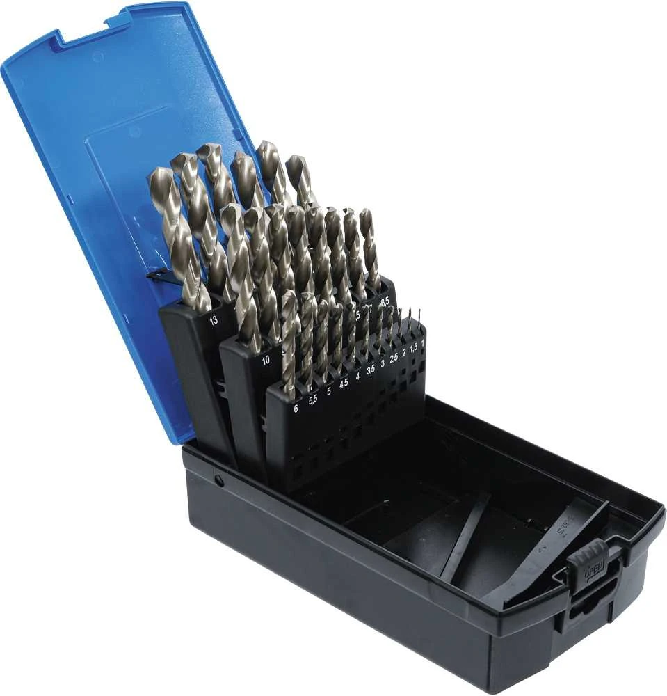 Grąžtas Bgs Technic Grąžtų komplektas HSS | Ø 1 - 13 mm | 26 vnt (110)