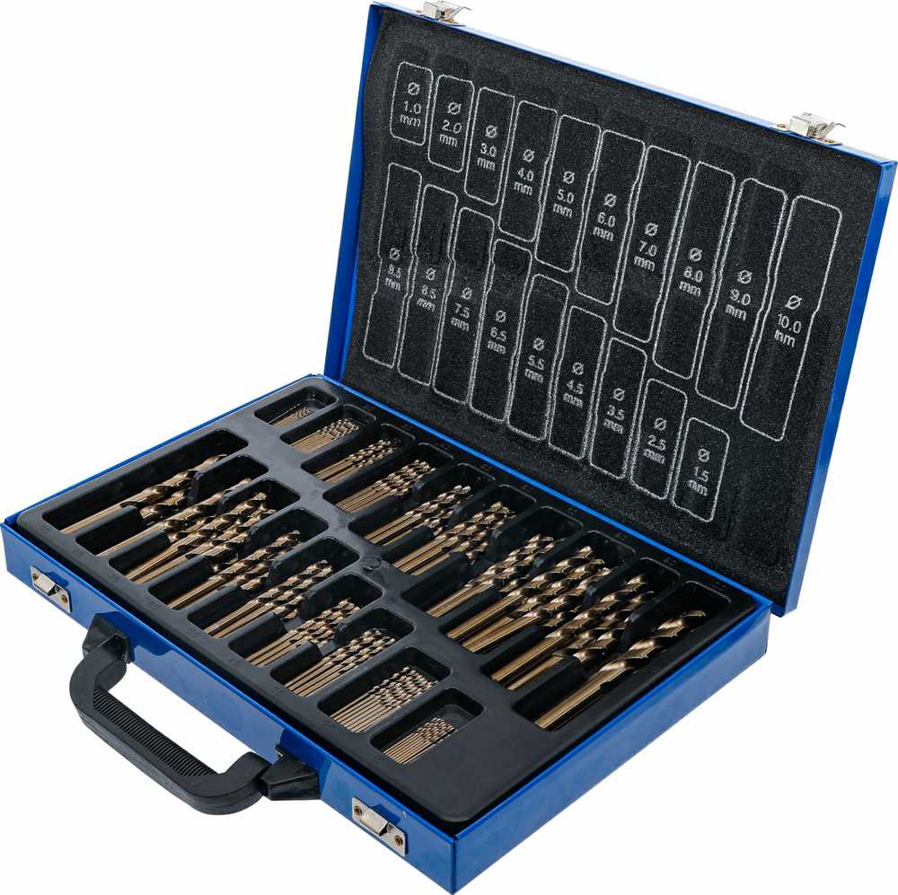 Grąžtas Bgs Technic Grąžtų metalui komplektas HSS | kobalto lydinys | 1 - 10 mm | 170 vnt. (2000)