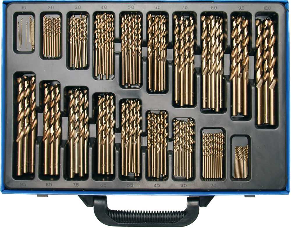 Grąžtas Bgs Technic Grąžtų metalui komplektas HSS | kobalto lydinys | 1 - 10 mm | 170 vnt. (2000)