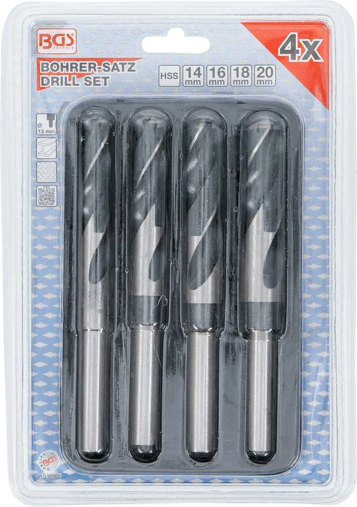 Grąžtas Bgs Technic Metalo grąžtų rinkinys HSS | 14–20 mm | 4 vnt. (8985)