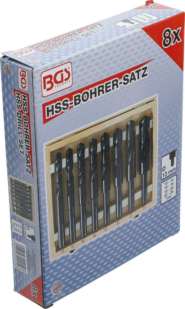 Grąžtas Bgs Technic Grąžtų metalui rinkinys HSS | 13 - 25 mm | 8 vnt. (2019)